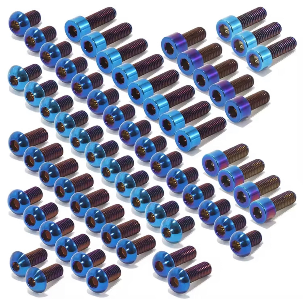 Complete Motorcycle Titanium Screws Bolts Set for Segway X160 & X260 / Sur-ron Light Bee X
