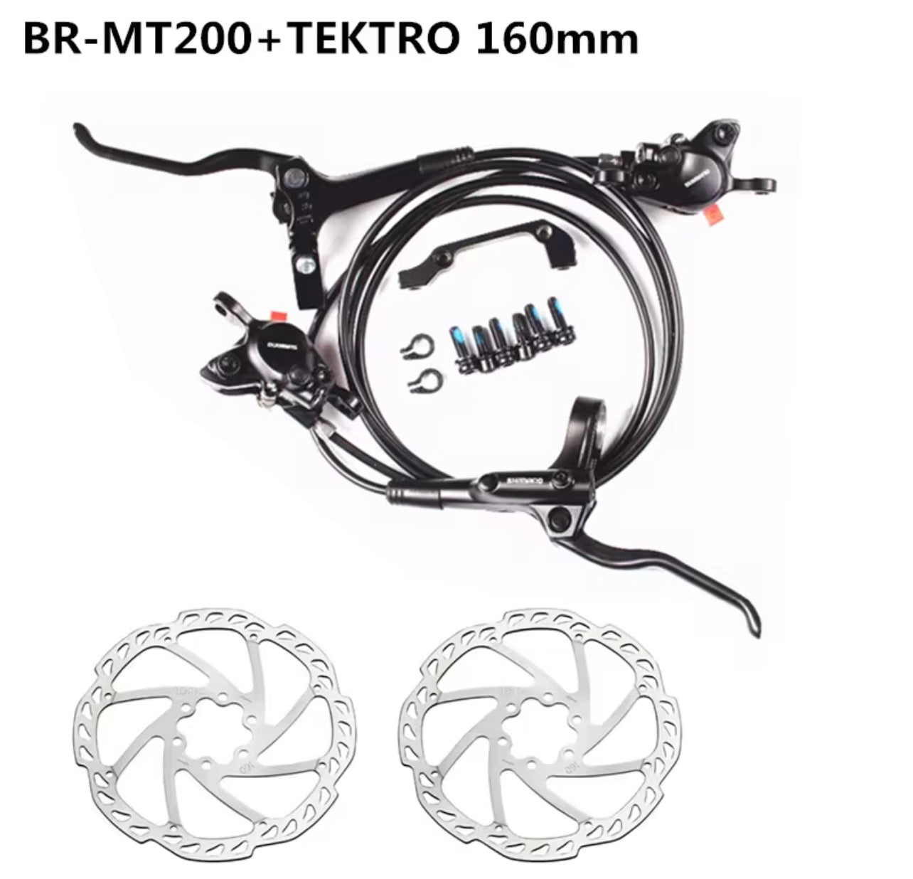Shimano Mt200 with Tektro Rotor