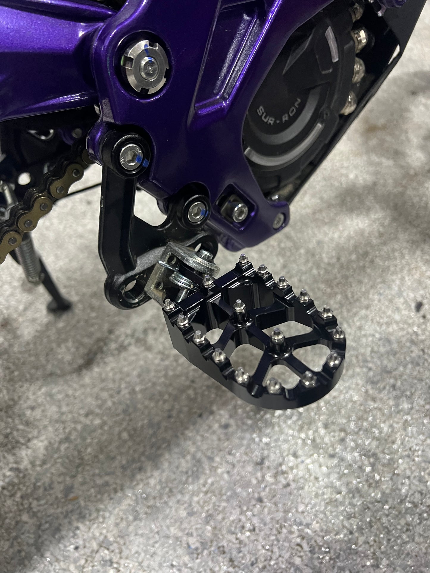 Upgraded Foot Pegs For Emoto’s
